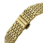 Versace V-Twist Black Dial Gold Mesh Bracelet Watch for Women - VELS00819