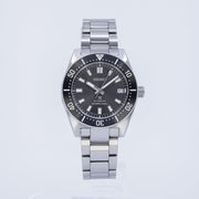 Seiko Prospex 1965 Modern Re Interpretation Automatic Black Dial Silver Steel Strap Watch For Men - SPB143J1