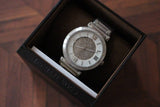 Michael Kors Catlin Silver Dial Silver Steel Strap Watch for Women - MK3355
