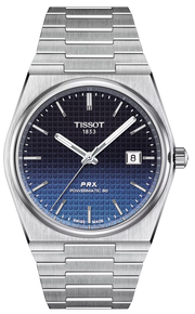 Tissot Powermatic 80 Automatic Gradient Blue Dial Silver Steel Strap Watch for Men - T137.407.11.051.01