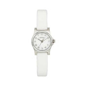 Marc Jacobs Henry Dinky White Dial White Leather Strap Watch for Women - MBM1234