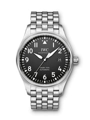 IWC Pilot’s Watch Mark XVIII Black Dial Silver Steel Strap Watch for Men - IW327015
