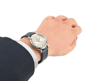 IWC Portofino Automatic Silver Dial Blue Leather Strap Watch for Women - IW357411