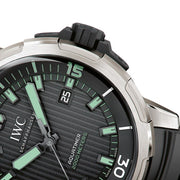 IWC Aquatimer Automatic 2000 Black Dial Black Rubber Strap Watch for Men - IW358002