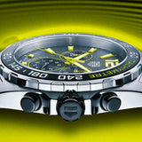 Tag Heuer Formula 1 Chronograph Grey Dial Silver Steel Strap Watch for Men - CAZ101AG.BA0842