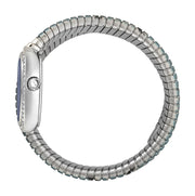 Just Cavalli Glam Snake Blue Dial Multicolor Steel Strap Watch for Women - JC1L163M0225