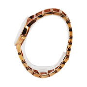 Calvin Klein Stately White Dial Rose Gold Steel Strap Watch for Women - K3G23626