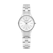 Calvin Klein Simplicity White Dial Silver Steel Strap Watch for Women - K4323185