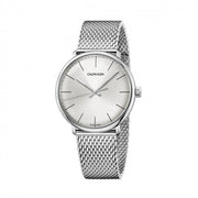 Calvin Klein City Chronograph White Dial Silver Mesh Bracelet Watch for Men - K2G2G126