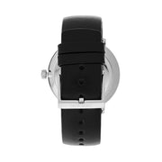 Calvin Klein High Noon Quartz Blue Dial Black Leather Strap Watch for Men - K8M211CN