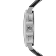 Calvin Klein Posh Black Dial Black Leather Strap Watch for Men - K8Q371C1