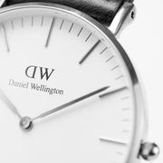 Daniel Wellington Classic Glasgow White Dial Two Tone NATO Strap Unisex Watch - DW00100047