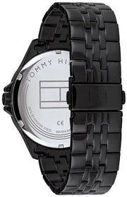 Tommy Hilfiger Shawn Quartz Black Dial Black Steel Strap Watch for Men - 1791611