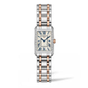 Longines Dolcevita Diamonds White Dial Two Tone Steel Strap Watch for Women - L5.258.5.79.7