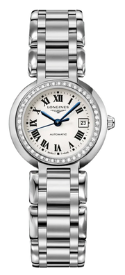 Longines PrimaLuna 26.5mm Automatic Stainless Steel Watch for Women - L8.111.0.71.6
