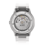 Mido Commander Automatic Gradient Blue Dial Silver Steel Strap Watch For Men - M021.407.11.411.01