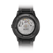 Mido Commander II Automatic Gradient Black Dial Black Steel Strap Watch For Men - M021.407.33.411.00