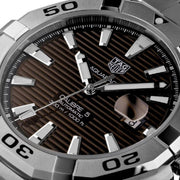 Tag Heuer Aquaracer Sunray Brown Dial Watch for Men - WAY2018.BA0927