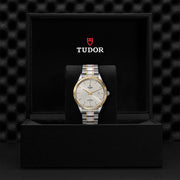 Tudor Style Automatic Silver Dial Two Tone Steel Strap Watch for Men - M12713-0003