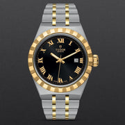 Tudor Royal Automatic Black Dial Two Tone Steel Strap Watch for Men - M28603-0003