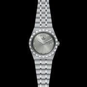 Tudor Royal Day Date Diamonds Automatic Silver Dial Silver Steel Strap Watch for Men - M28600-0002