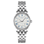 Mido Baroncelli III Automatic Silver Dial Silver Steel Strap Watch For Women - M7600.4.21.1