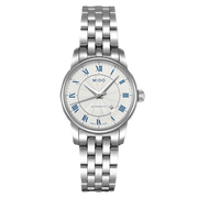 Mido Baroncelli III Automatic Silver Dial Silver Steel Strap Watch For Women - M7600.4.21.1