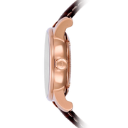 Mido Baroncelli III Automatic Silver Dial Brown Leather Strap Watch For Women - M7600.2.21.8