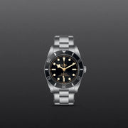Tudor Black Bay 54 Black Dial Silver Steel Strap Watch for Men - M79000N-0001