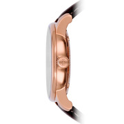 Mido Baroncelli III Automatic Silver Dial Brown Leather Strap Watch For Men - M8600.2.21.8