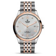 Tudor 1926 Automatic Diamonds Silver Dial Two Tone Steel Strap Watch for Men - M91651-0002