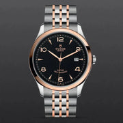 Tudor 1926 Automatic Black Dial Two Tone Steel Strap Watch for Men - M91651-0003
