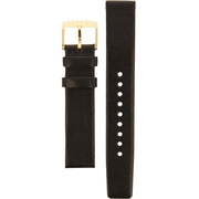 Marc Jacobs Blade Chronograph Rose Gold Dial Black Leather Strap Watch for Women - MBM1188