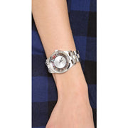 Marc Jacobs Henry Skeleton Silver Dial Silver Steel Strap Watch for Women - MBM3262