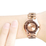 Marc Jacobs Henry Rose Gold Dial Rose Gold Steel Strap Watch for Women - MBM3293