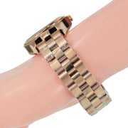 Marc Jacobs Henry Rose Gold Dial Rose Gold Steel Strap Watch for Women - MBM3293