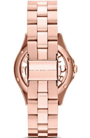 Marc Jacobs Henry Rose Gold Dial Rose Gold Steel Strap Watch for Women - MBM3293