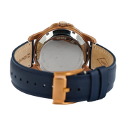 Fossil Grant Twist Multifunction Blue Dial Blue Leather Strap Watch for Men - ME1162