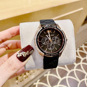 Michael Kors Jessa Quartz Black Dial Black Silicone Strap Watch For Women - MK7266