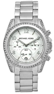 Michael Kors Blair Silver Dial Silver Steel Strap Watch for Women - MK5165