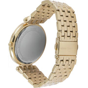 Michael Kors Darci Silver Dial Gold Stainless Steel Strap Watch for Women - MK3191