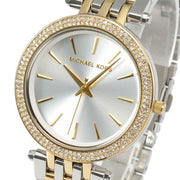 Michael Kors Darci Silver Dial Two Tone Steel Strap Watch for Women - MK3215