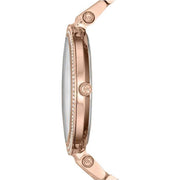 Michael Kors Darci Mother of Pearl Dial Rose Gold Steel Strap Watch for Women - MK3220