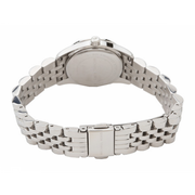 Michael Kors Lexington Quartz White Dial Silver Steel Strap Watch For Women - MK3228