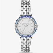 Michael Kors Darci Quartz White Dial Silver Steel Strap Watch For Women - MK4516