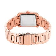 Michael Kors Emery Three-Hand Crystals Silver Dial Rose Gold Steel Strap Watch for Women - MK4641