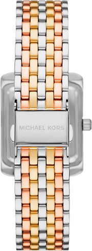 Michael Kors Emery Three-Hand White Dial Two Tone Steel Strap Watch for Women - MK4744