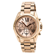 Michael Kors Bradshaw Rose Gold Dial Rose Gold Steel Strap Watch for Women - MK5503