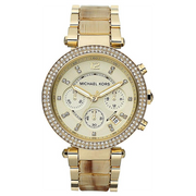 Michael Kors Parker Gold Dial Gold Steel Strap Watch for Women - MK5632
