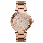 Michael Kors Skylar Rose Gold Dial Rose Gold Steel Strap Watch for Women - MK5868